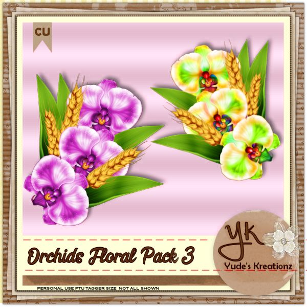 Orchids Floral Pack 3CU/PU